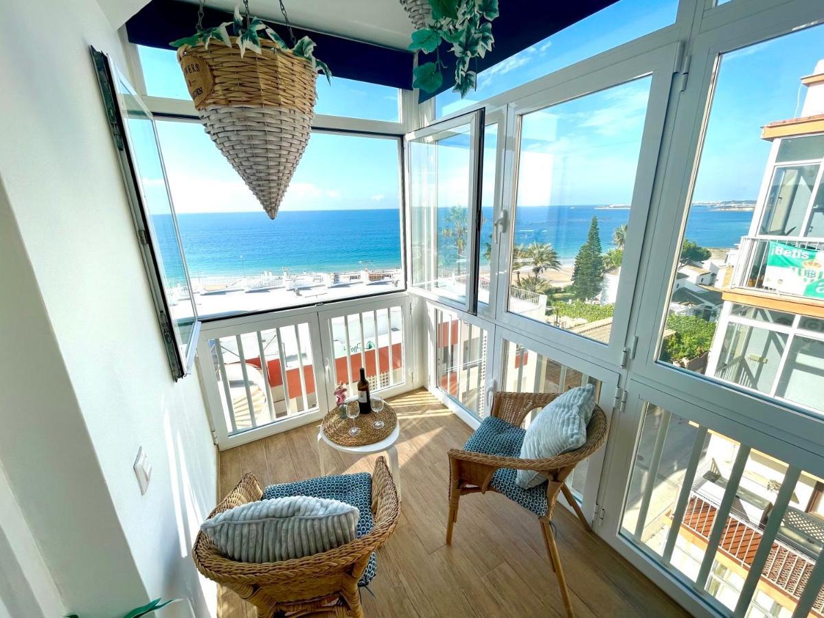Gatu Casa Muse Junto A La Playa, Vista Al Mar, Aire Acc, Terraza, Wifi Y Chimenea " Preferente Mayores De 25 Anos Y Familias " El Puerto de Santa María Εξωτερικό φωτογραφία