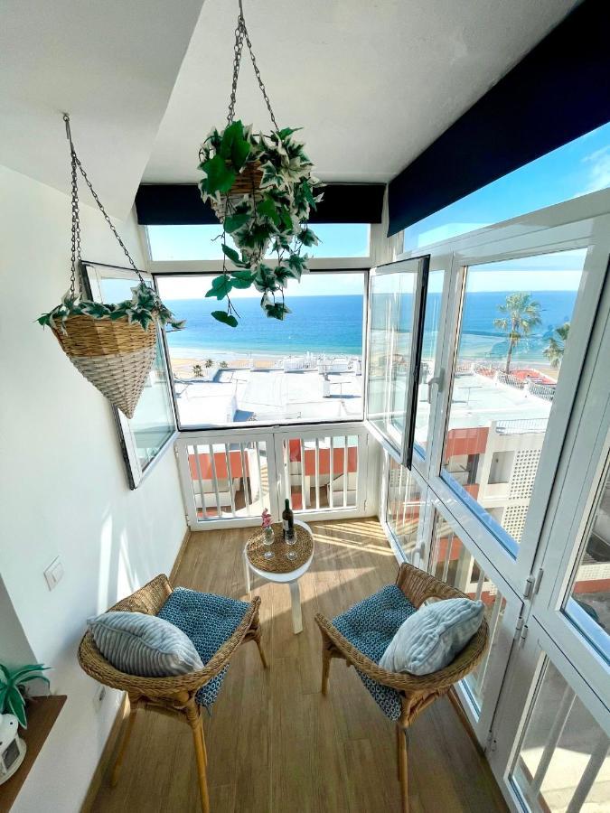 Gatu Casa Muse Junto A La Playa, Vista Al Mar, Aire Acc, Terraza, Wifi Y Chimenea " Preferente Mayores De 25 Anos Y Familias " El Puerto de Santa María Εξωτερικό φωτογραφία